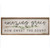 Amazing Grace How Sweet The Sound Canvas Sign 12"x4"