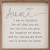 Aunt I Am So Thankful Canvas Sign 4"x4"
