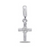 Stone Cross Dangle Bead
