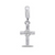 Stone Cross Dangle Bead