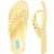 Oka-B Buttercup Yellow Chain Flip Flop