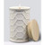 Swan Creek White Collection Warm Cinnamon Buns Round Candle by  Swan Creek Candle Company