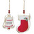 Cookie and Cookie Cutter Ornament 2 Asst