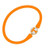Orange & White Tennessee Bali Silicone Bracelet