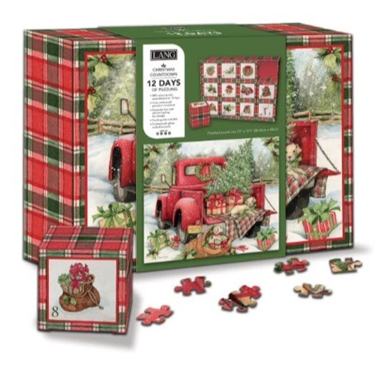 Santa's Truck Christmas Countdown 500 Piece Puzzle