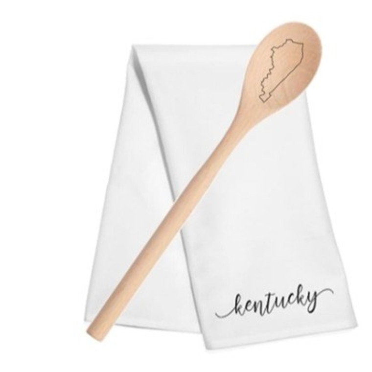 Kentucky Tea Towel/Spoon Set