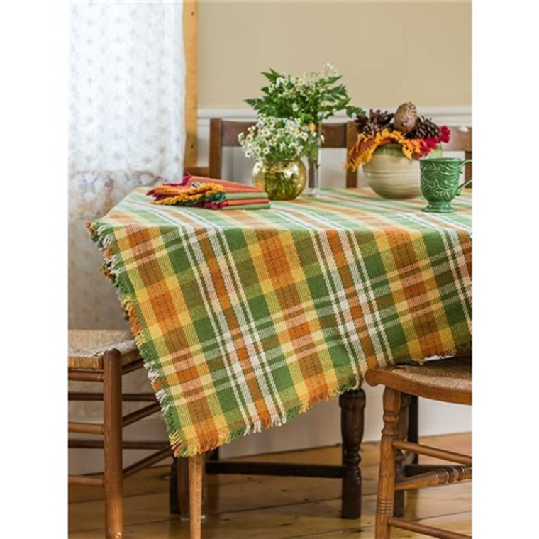 September Plaid 54"x54" Tablecloth by April Cornell