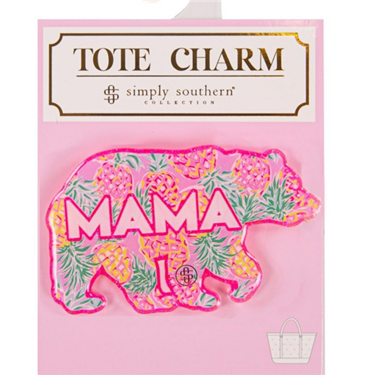 Mama Bear Tote Charm by Simply Southern