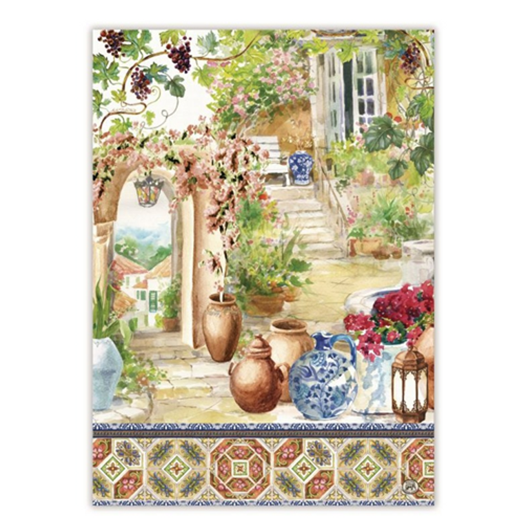 Tuscan Terrace Towel by Michel Designs