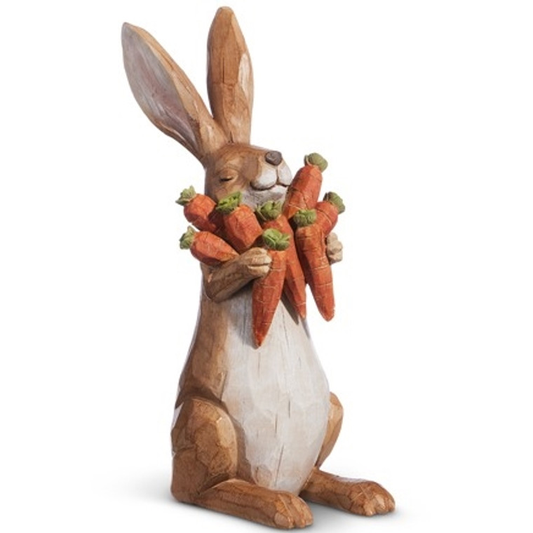 11" Bunny with Carrots