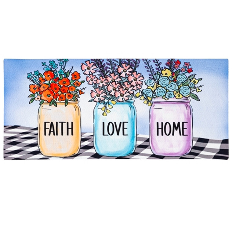Faith Love Home Jars Switch Mat