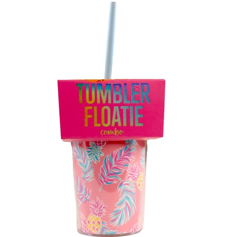 Simply Southern Tumbler with Floatie- PINEAPPLE