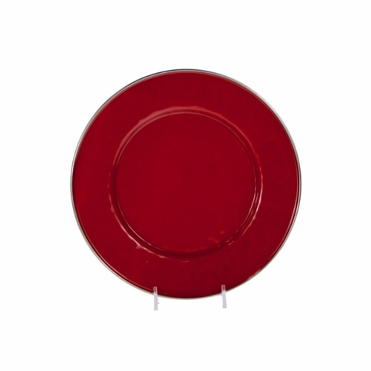 Solid Red Sandwich Plate