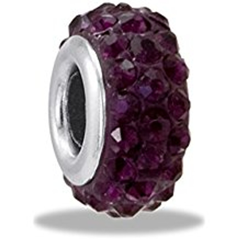 June Crystal Slim Davinci Bead