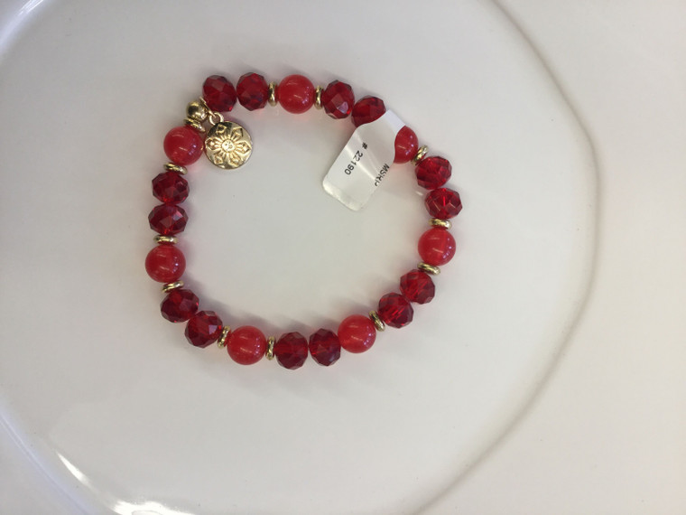 Strawberry Stax Bracelet