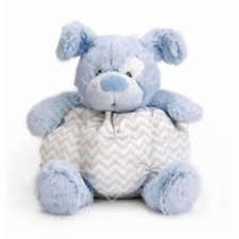 Sweet Baby Blue Dog Rattle Plus