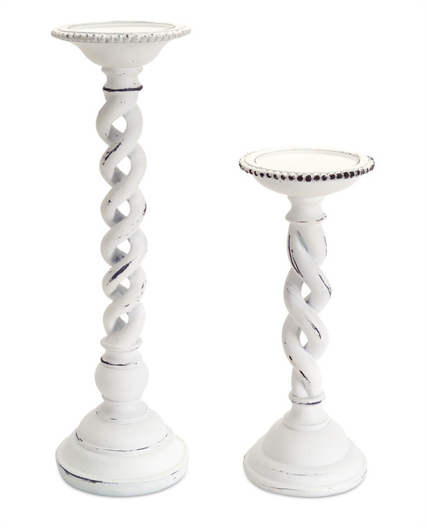 Twisted Candle Holders - 12" H