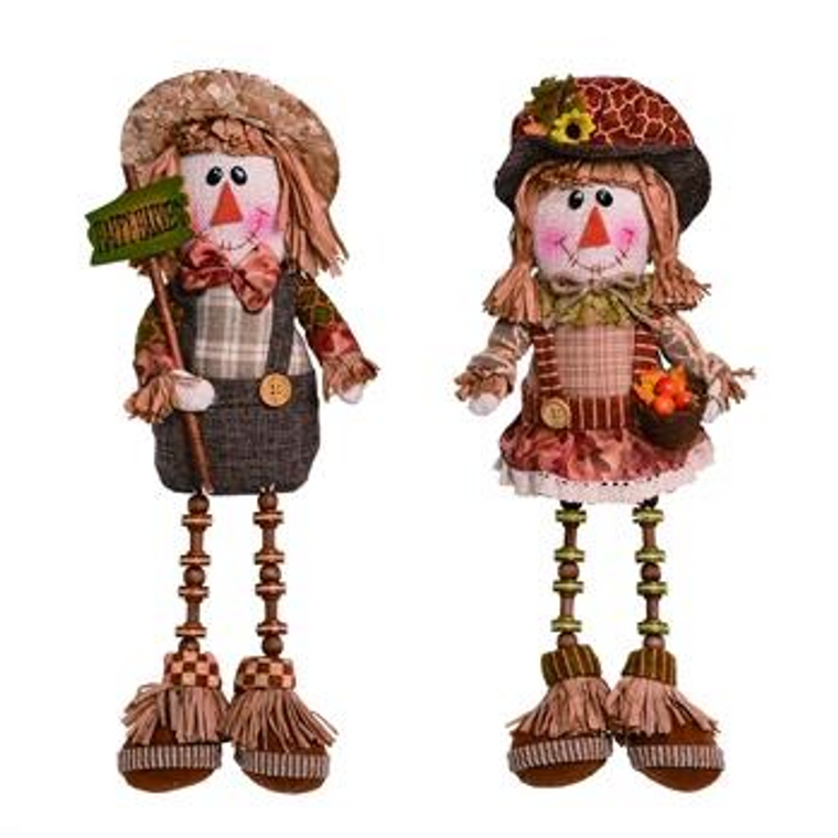 Plush Scarecrow Shelf Sitters sold separately