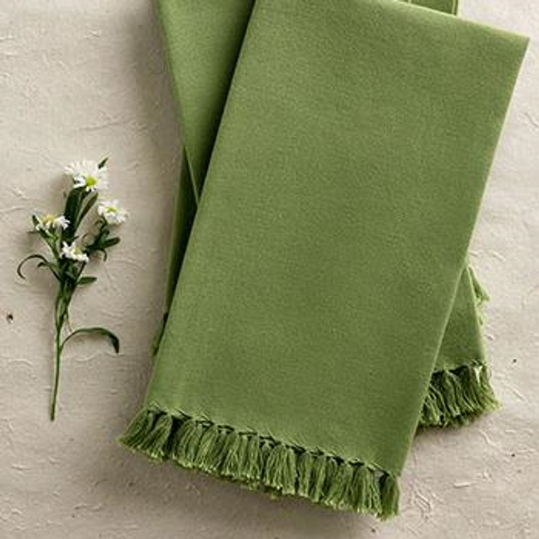 Green Essential April Cornell Napkins