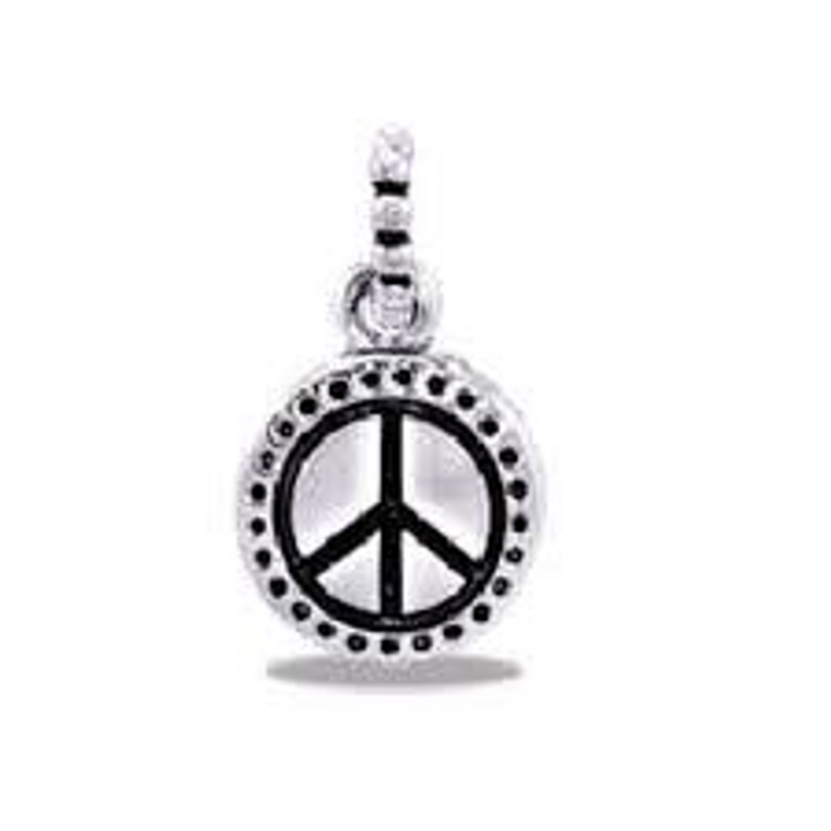 Peace Sign Dangle Davinci Bead