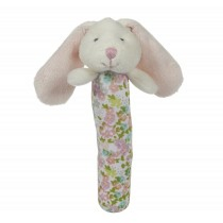 Beth the Bunny Stick Rattle
