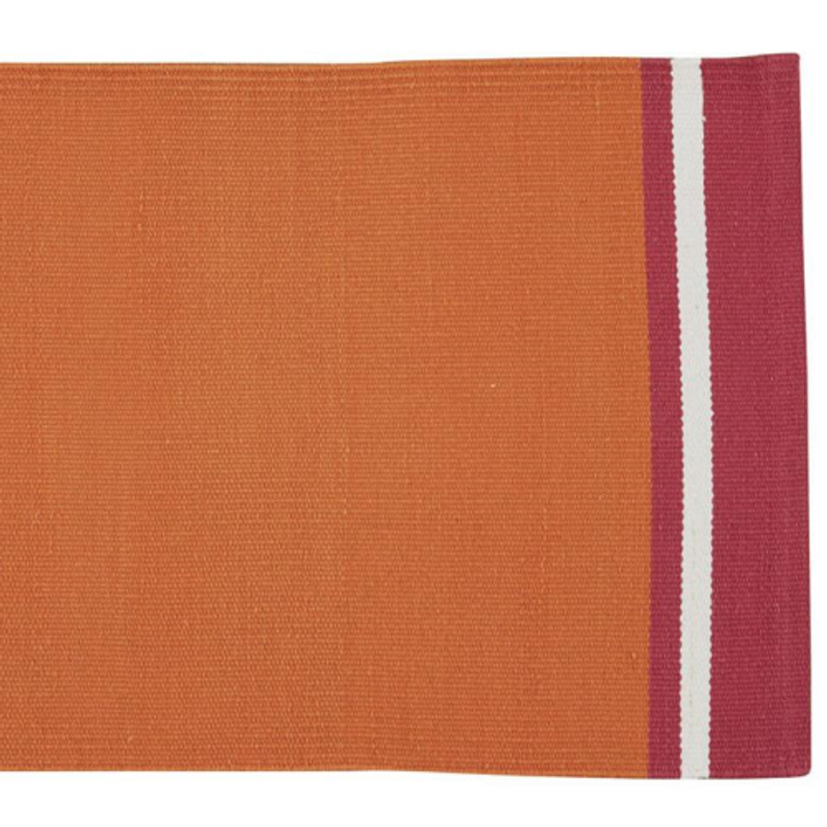 Cargo Stripe Placemat Tangerine