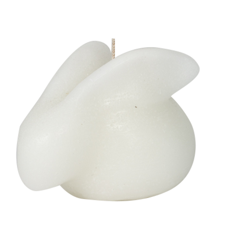 Bunny Candle 4.5x3x3.25" White