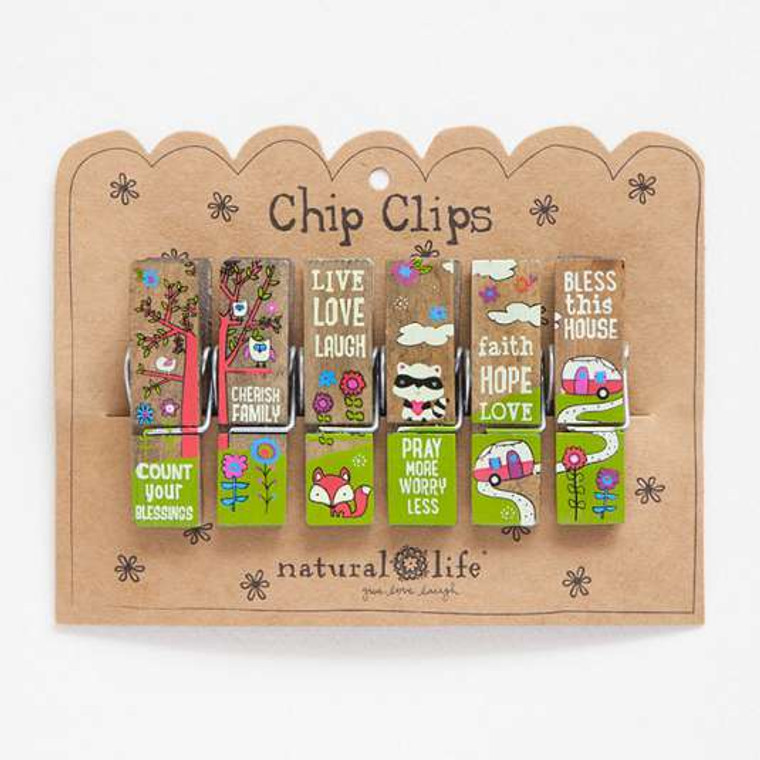 Natural Life Chip Clips Critter