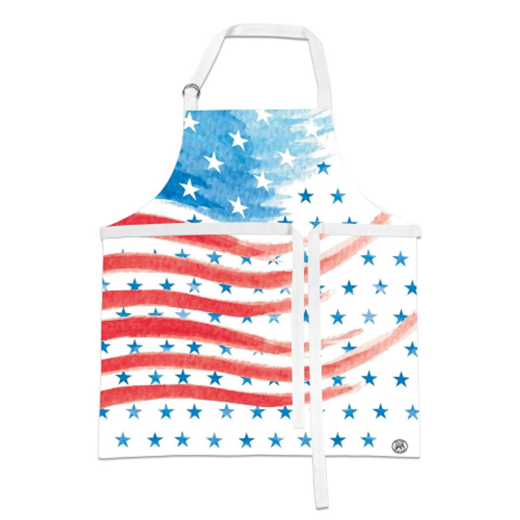 Red, White & Blue Adult Apron By Michel Designs