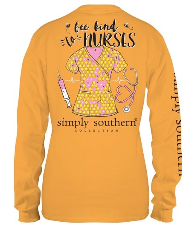 Be Kind to Nurses Long Sleeve Tee by Simply Southern