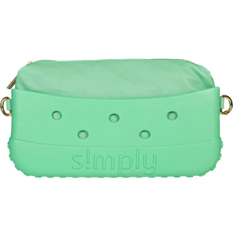 Simply Southern Clutch Mint with Satchel Strap