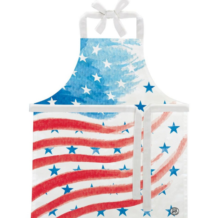 Red, White & Blue Child's Apron by Michel Designs