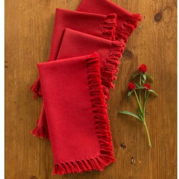 Essential Red Napkins by April Cornell