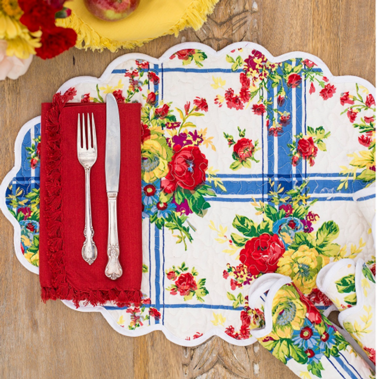 Cornwall Cottage Placemat by April Cornell