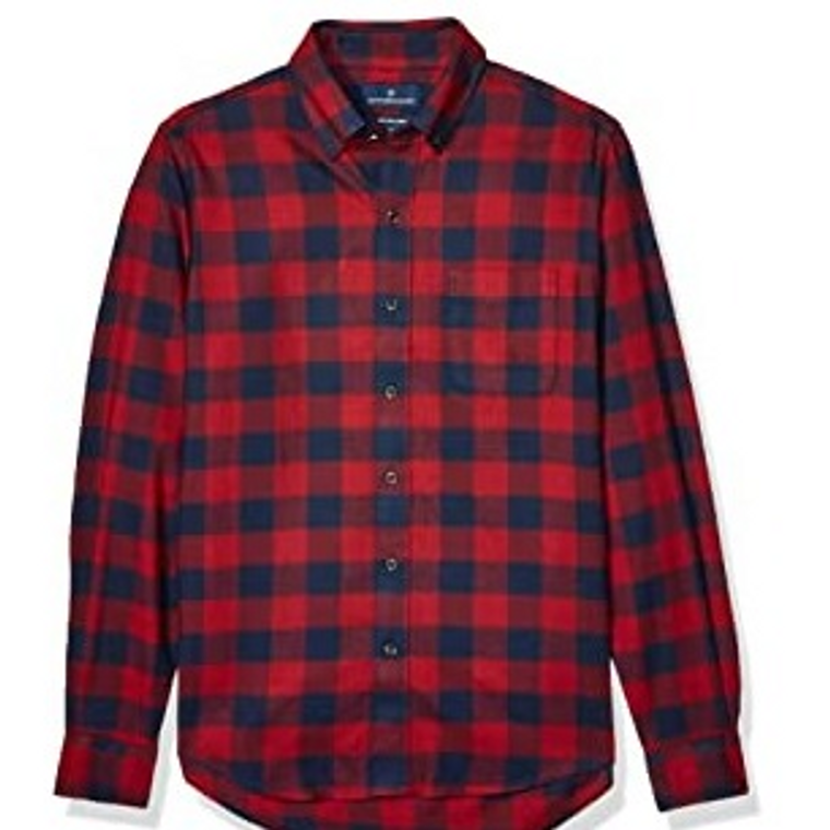 Navy Plaid Flannel Shirt by Simply Southern