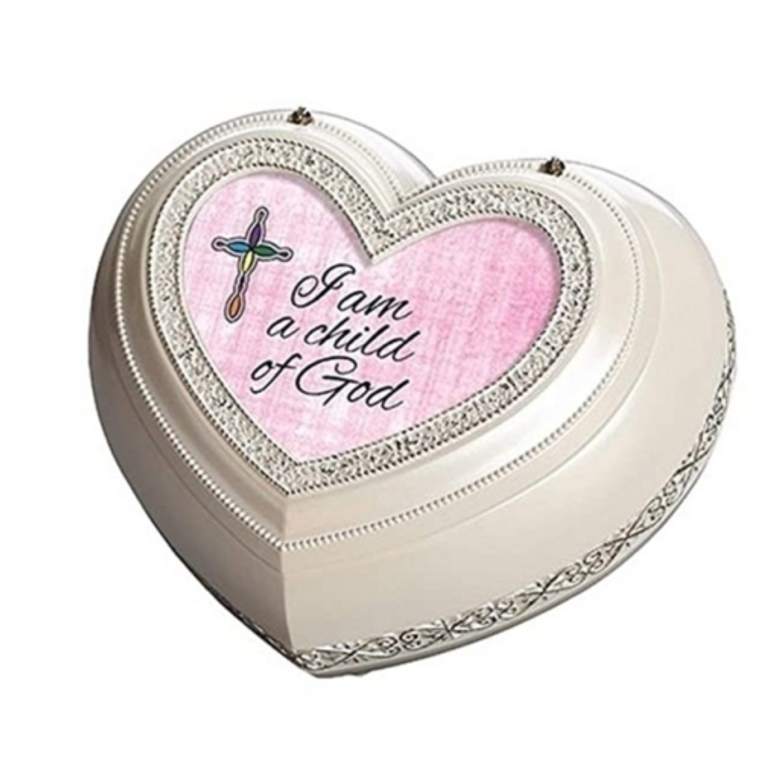 Child Of God White Music Box