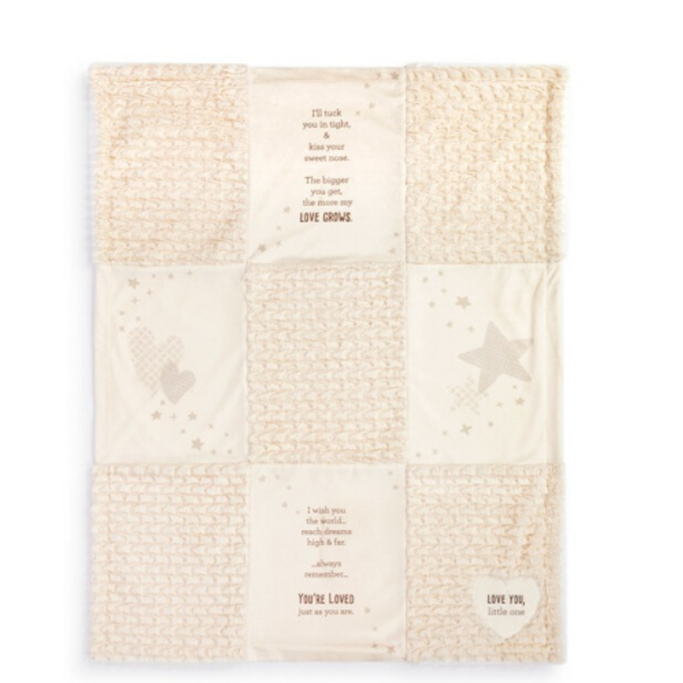 Tuck You in Wishes Blanket - Neutral