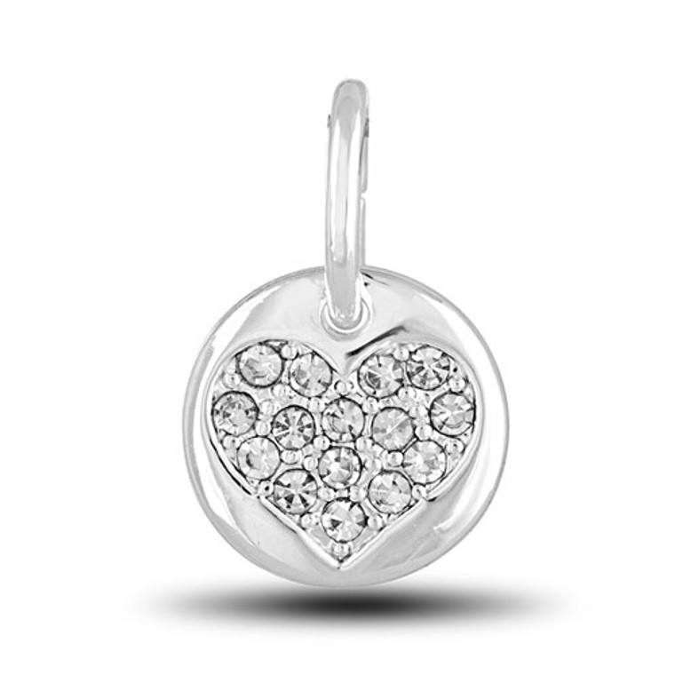 CZ Heart Davinci Bead