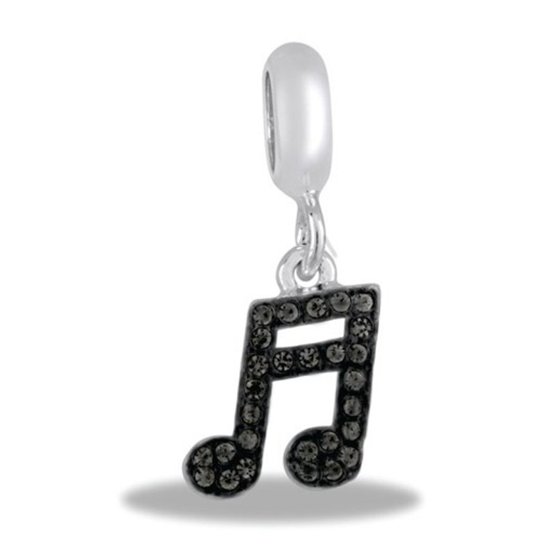 CZ Music Note Dangle Davinci Bead