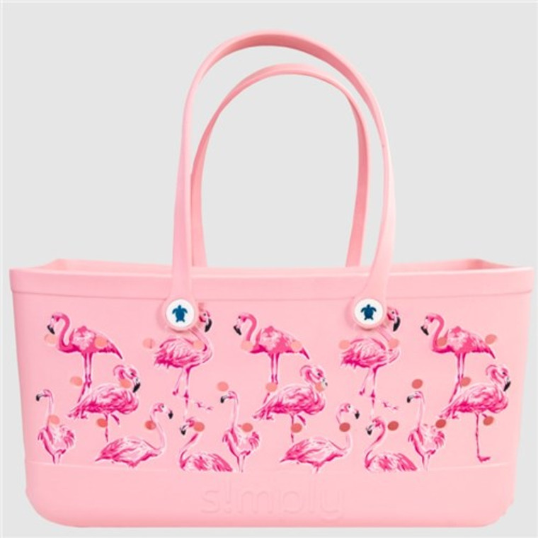 Simply Southern XLarge Flamingo Tote