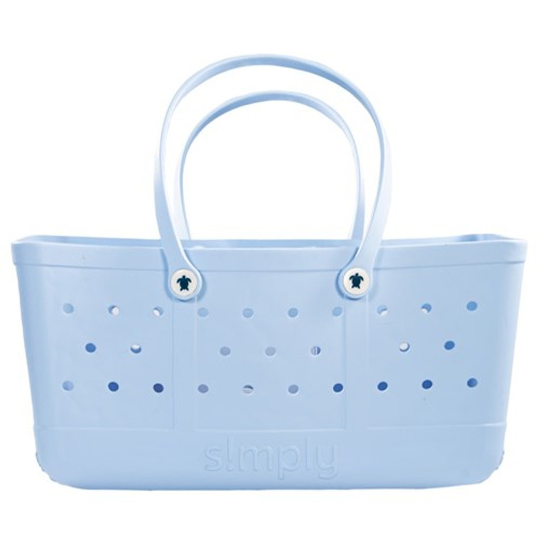 Simply Southern XLarge Cool Blue Tote