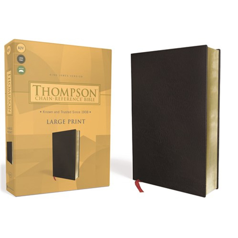 King James Black Large Print Thompson Chain-Reference Bible