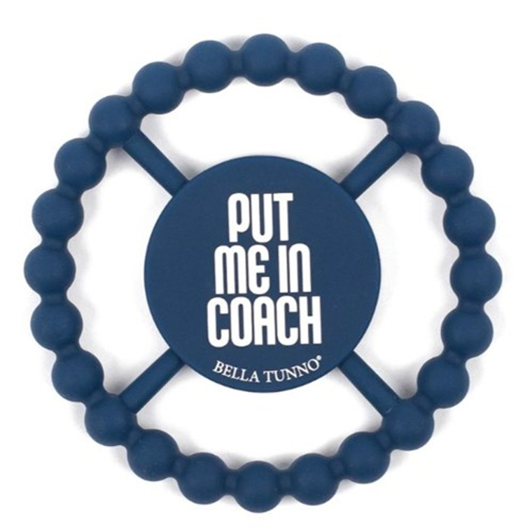 Put Me In Coach Navy Teether