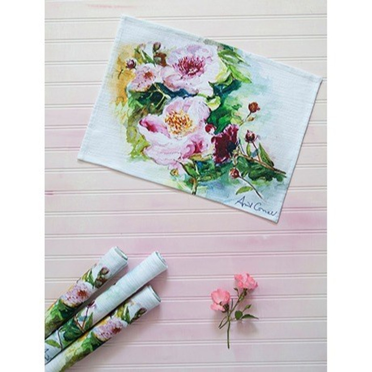 Peony Placemats Set of 4 by April Cornell