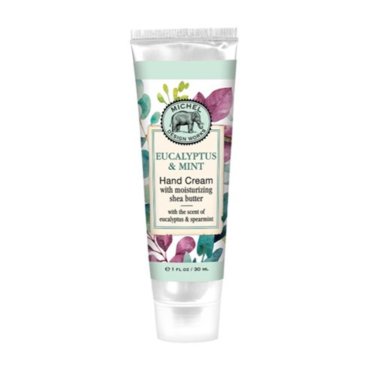 Eucalyptus and Mint Shea Butter Hand Cream 1oz by Michel Designs