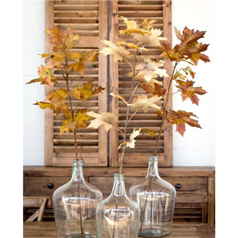 Crafted Autumn Leaves Stem Collection- set of 12