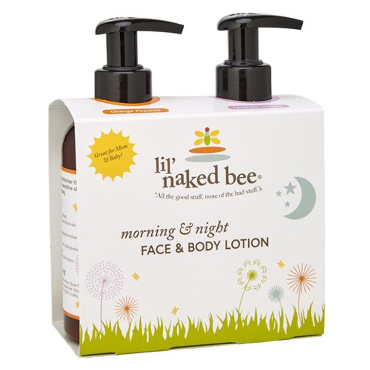 Lil Naked Bee Morning  & Night Face & Body Lotion
