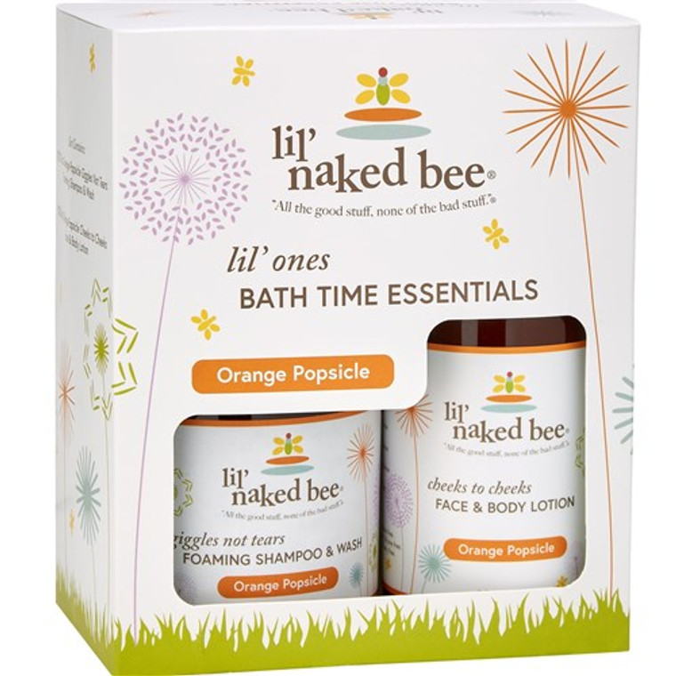 Lil Naked Bee Orange Popsicle Bath Time Essentials