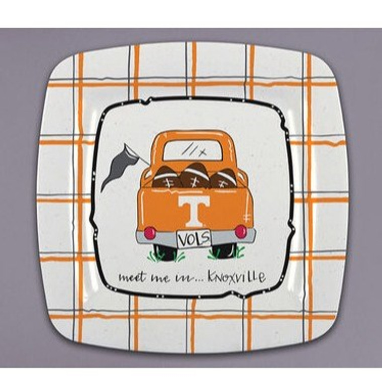 University of Tennessee Truck Square Melamine Plate