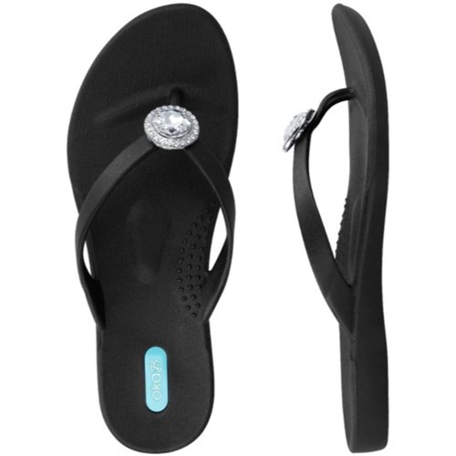 Oka-B Black Halo Flip Flops - McClard's Gifts